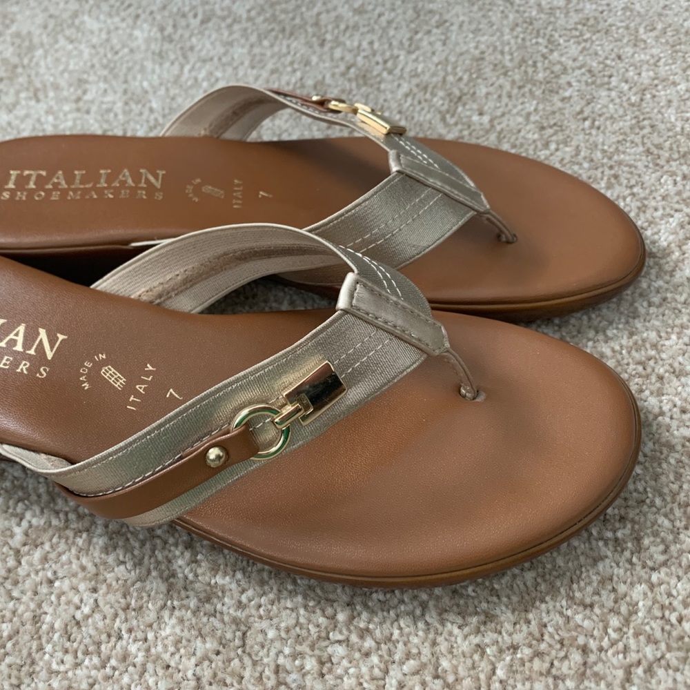 Italian Shoemaker Resort Sandals- 2 pairs